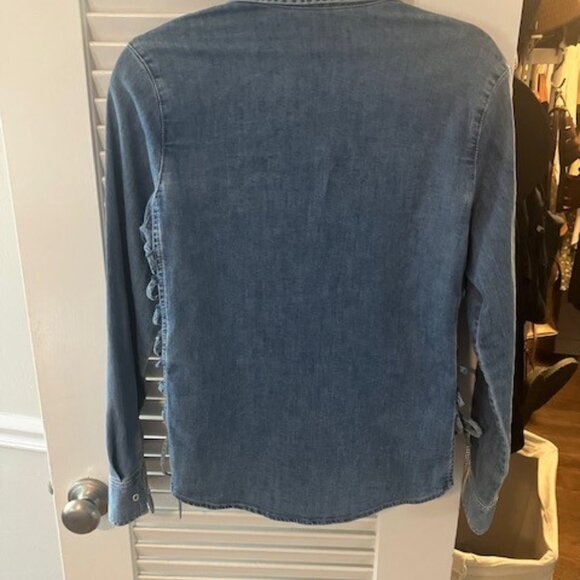 Stella McCartney lace up denim shirt Size S (38) - Excellent - Picture 2 of 7
